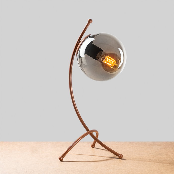 Opviq Yay - 5017 Lámpara de Mesa Cobre